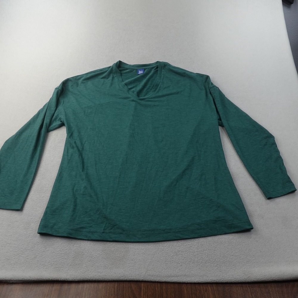 RipSkirt Hawaii Womens Medium Green 3/4 Sleeve Performance Travel Beach Shirt